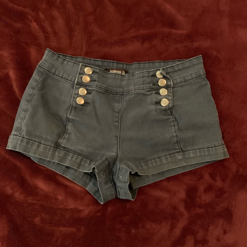 Forever 21 button front shorts